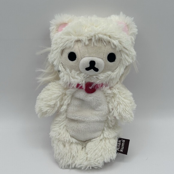 San-X Other - Korilakkuma San-X Original White Fluffy Cat Costume Plush Stuffed Collector 7"